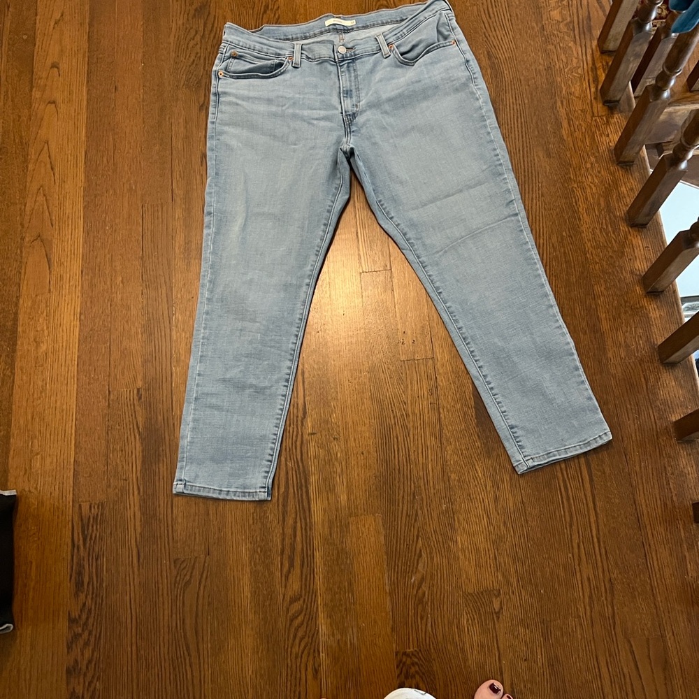 Signature by Levi Strauss Light Blue Boyfriend Jeans